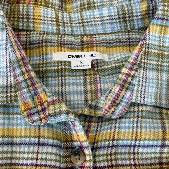 O'Neill Multicolor Plaid Button-Down Shirt - Picture 5 of 6
